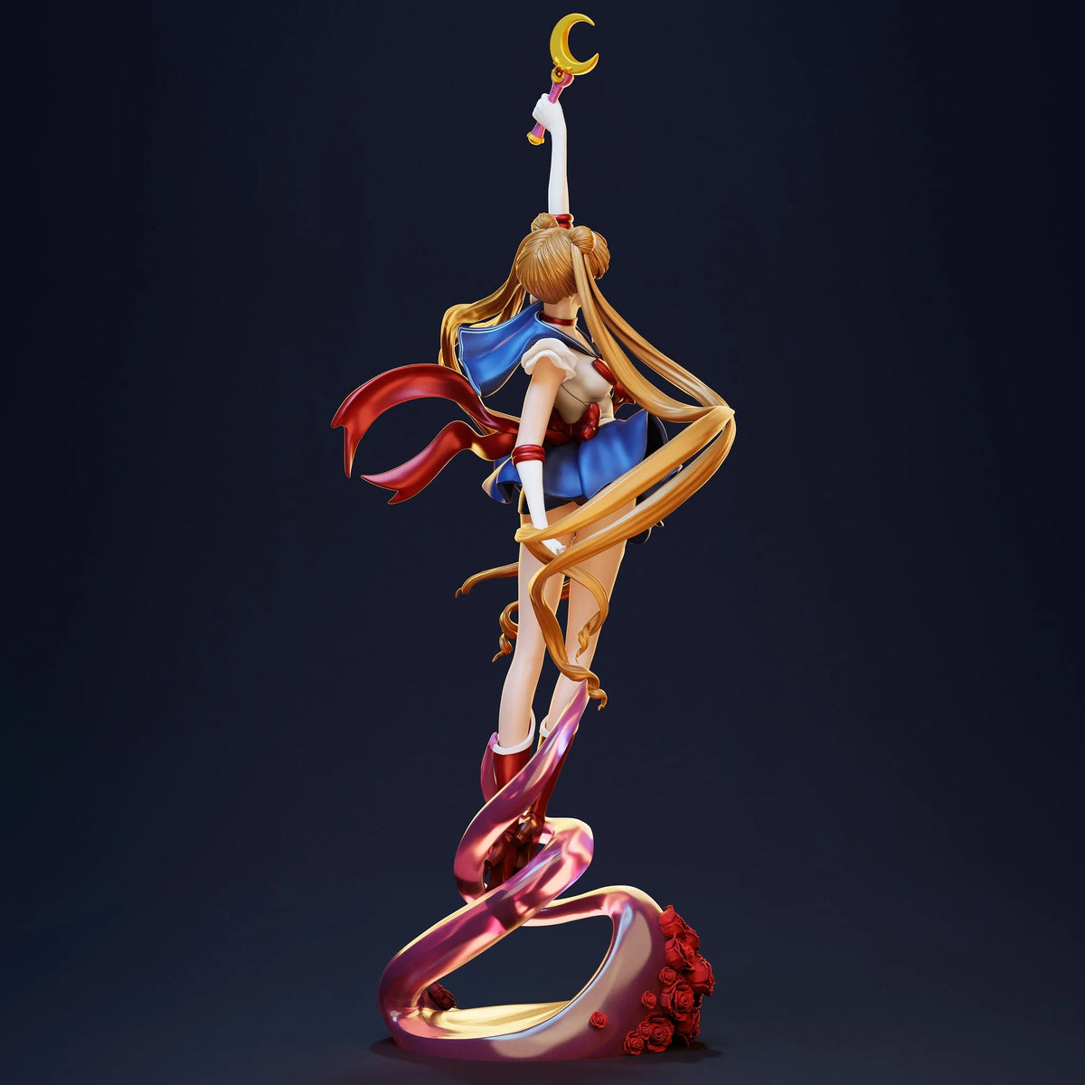 Sailor Moon Style Magical Girl Anime Unpainted Resin Garage Model Kit (1/6-1/12)