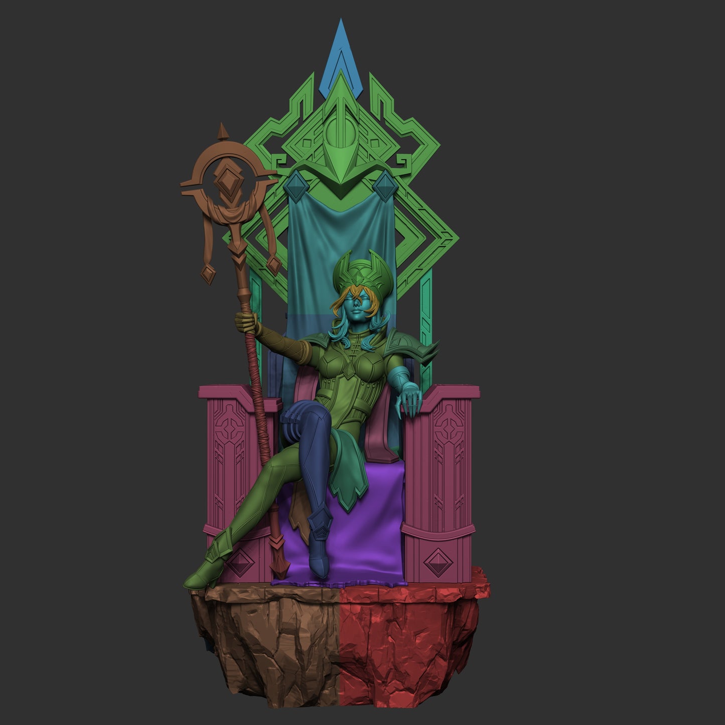 Sally Whitemane figure kit - Unpainted 3D printed resin model kit