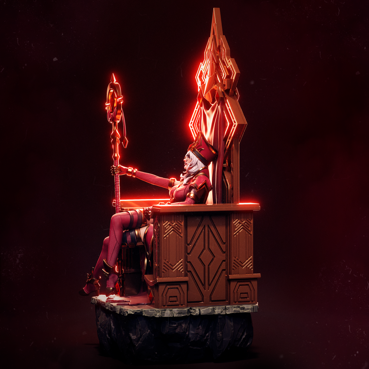 Sally Whitemane Style World of Warcraft Unpainted Resin Garage Model (1/6-1/12)