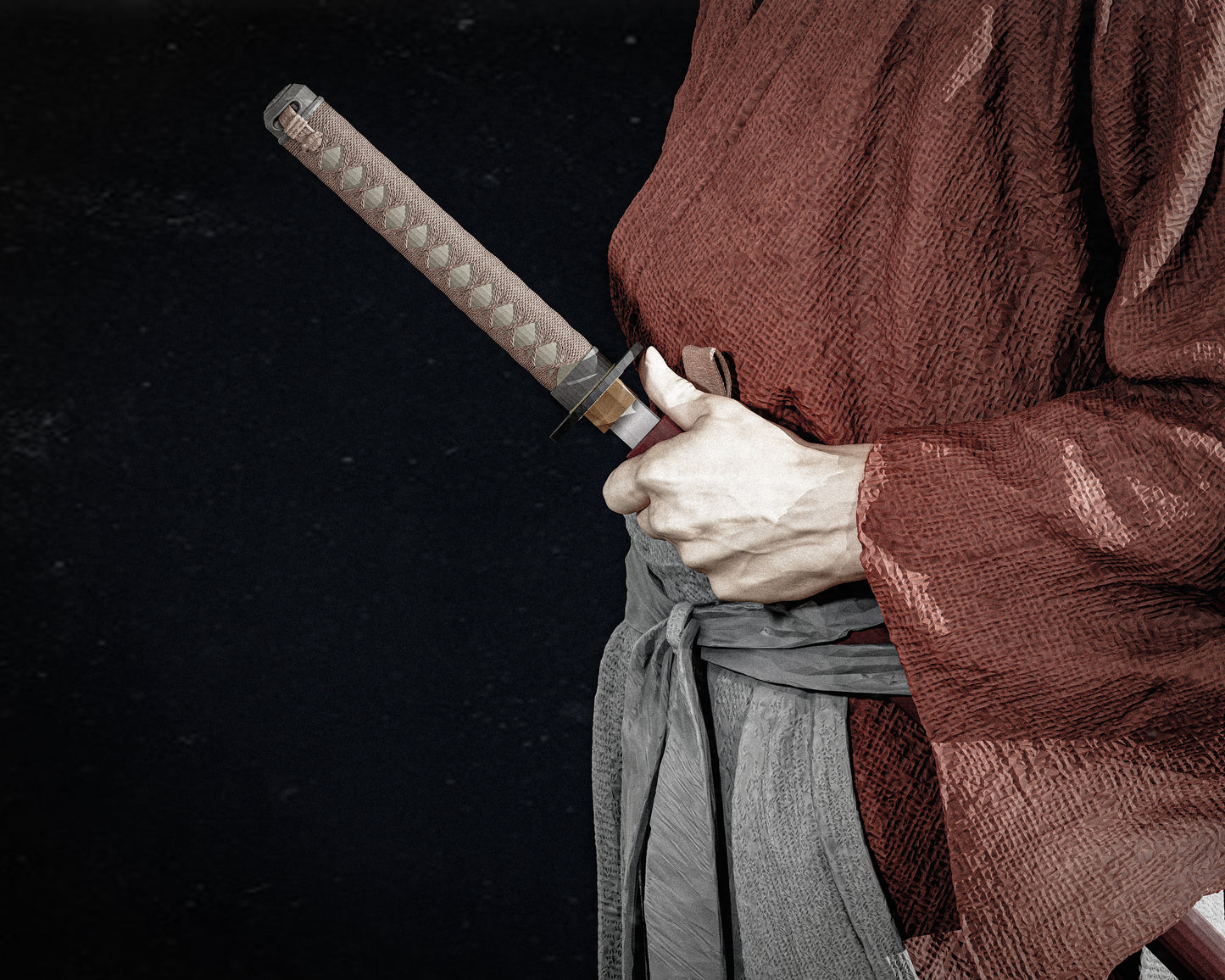 Kenshin Himura resin kit – Unpainted 3D Printed Model kit