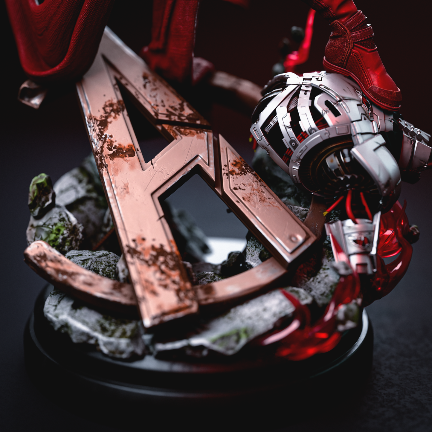 Scarlet Witch style Chaos Hex Girl resin kit – Unpainted 3D Printed Model kit