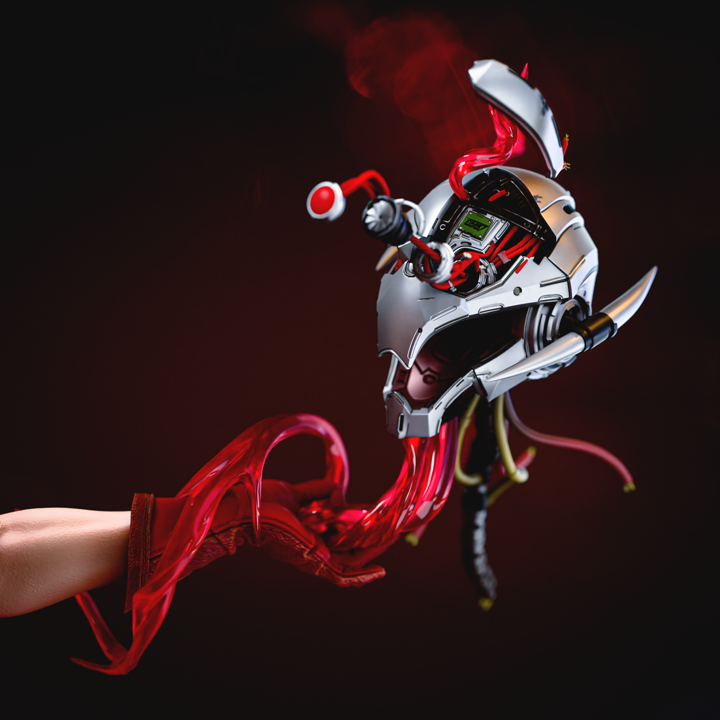 Scarlet Witch style Chaos Hex Girl resin kit – Unpainted 3D Printed Model kit