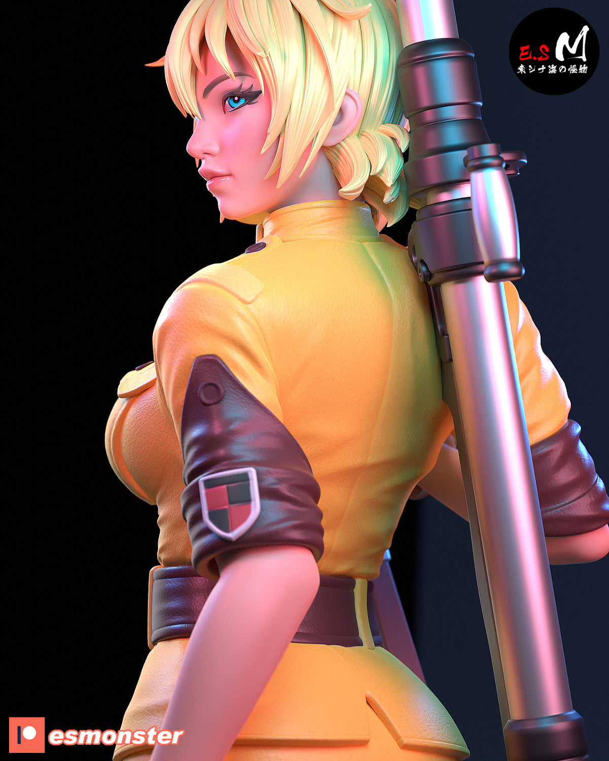 Seras Victoria Style Hellsing Unpainted Resin Garage Kit (1/6-1/12)