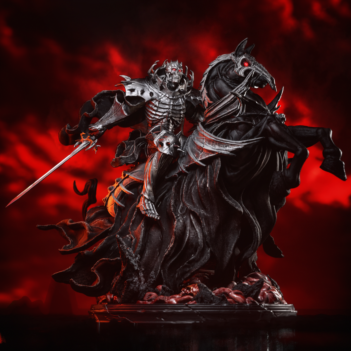 Skull Knight Style Berserk Unpainted Resin Garage Kit (1/6-1/12)