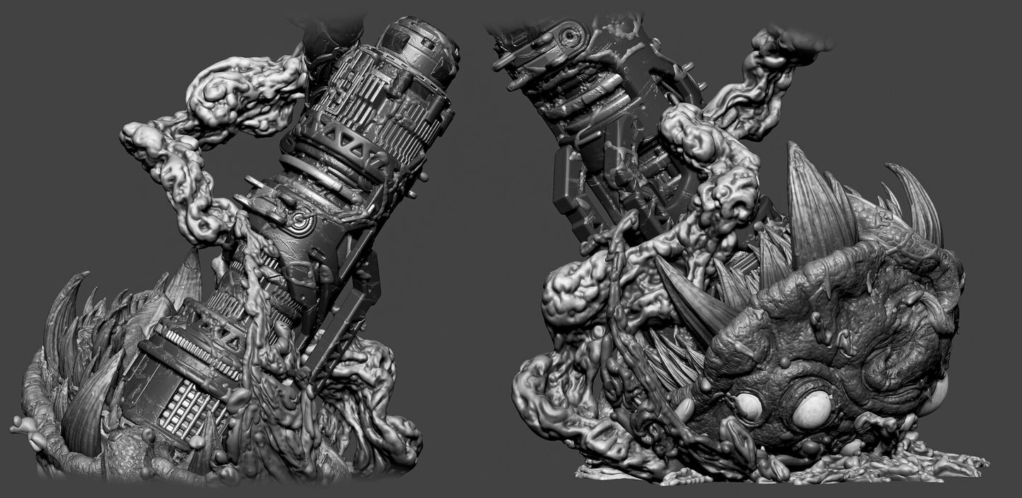 Star-Lord Style Galactic Outlaw – Unpainted 3D Printed Model Kit