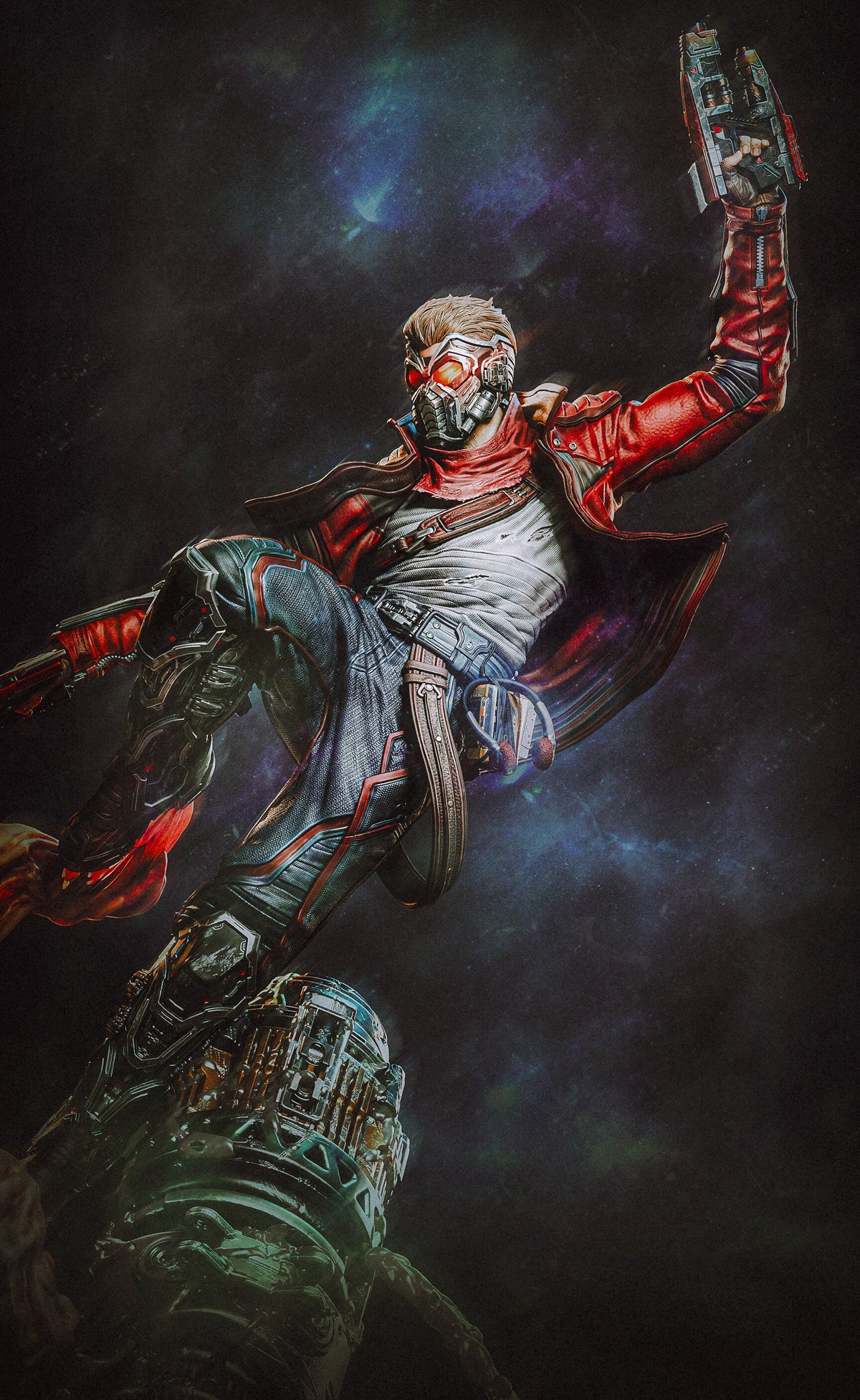 Star-Lord Style Guardians Marvel Unpainted Resin Garage Model Kit (1/6-1/12)