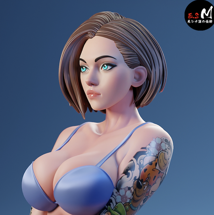 Sun-Kissed Jill Valentine Style Resident Evil Unpainted Resin Kit (1/6-1/12)