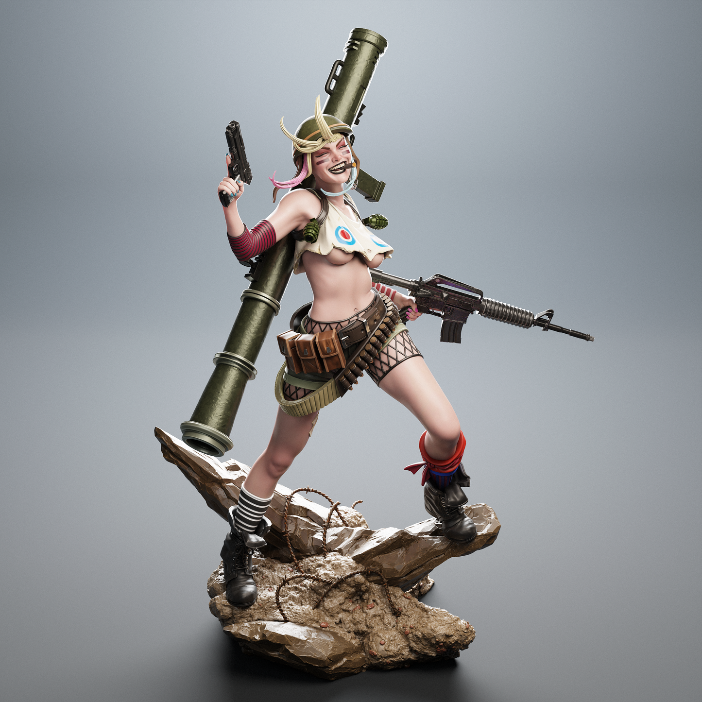 Tank Girl resin kit – Unpainted 3D Printed Model kit
