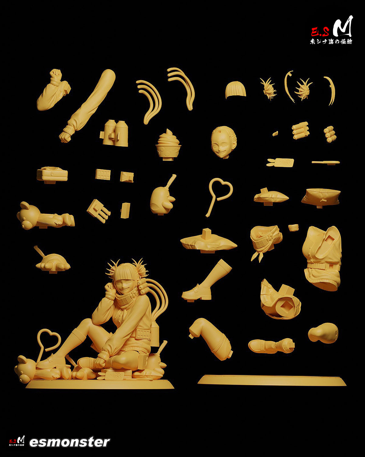 Toga Himiko Style My Hero Academia Unpainted Resin Garage Kit (1/6-1/12)