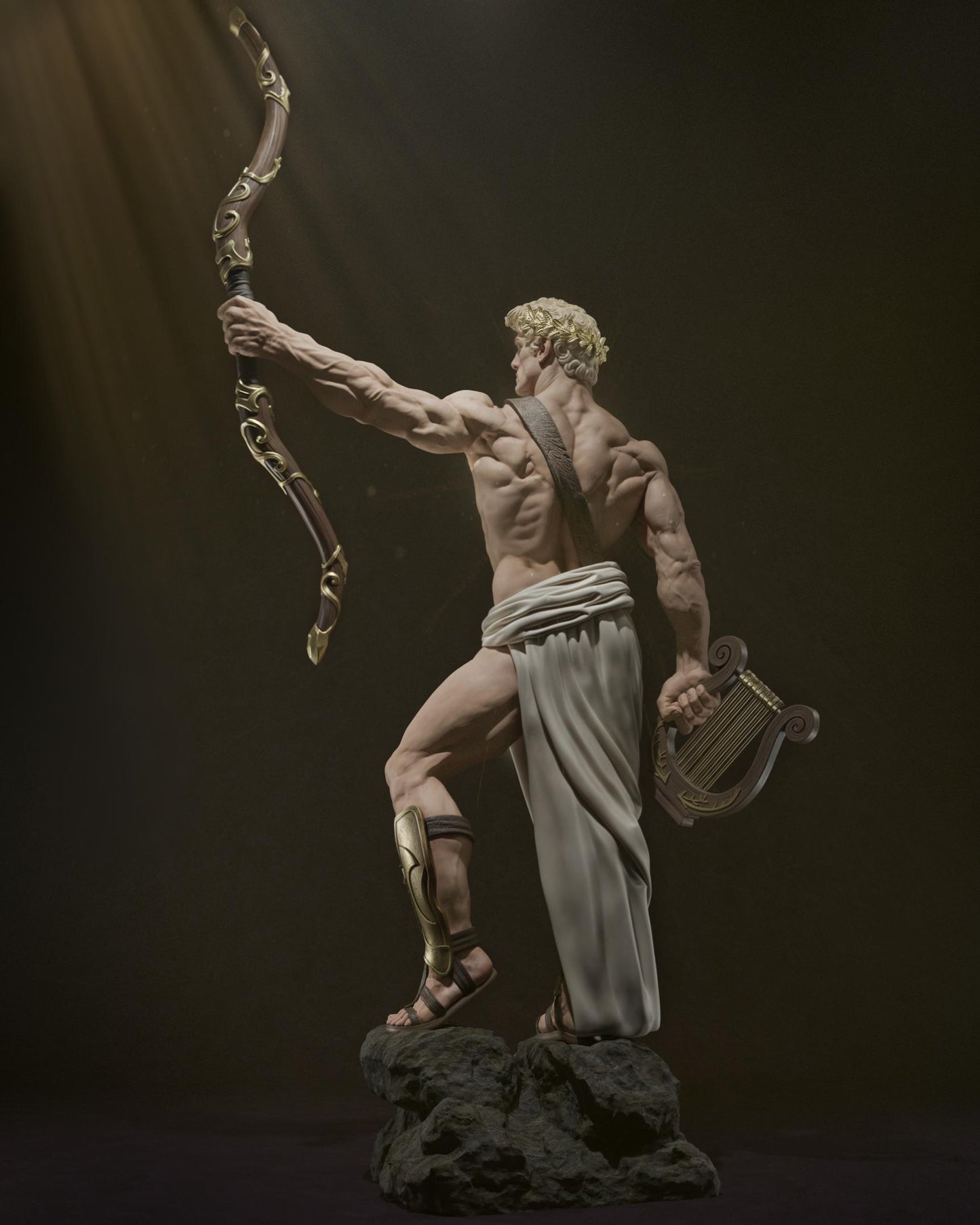 Apollo Greek God resin kit – Unpainted 3D Printed Model kit