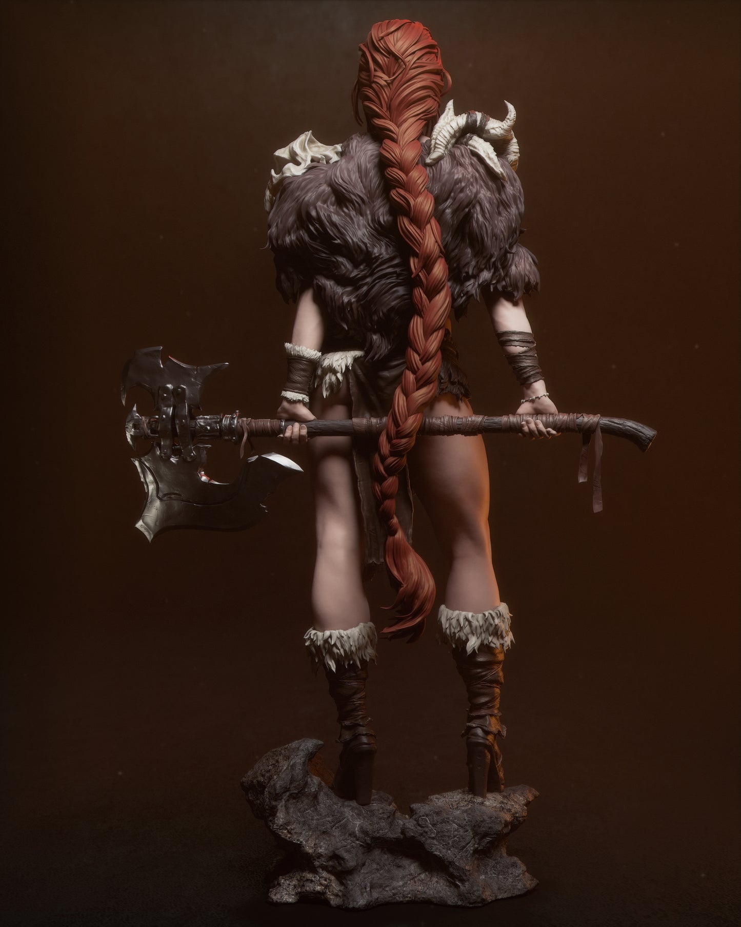 Barbarian Queen resin kit – Unpainted 3D Printed Model kit