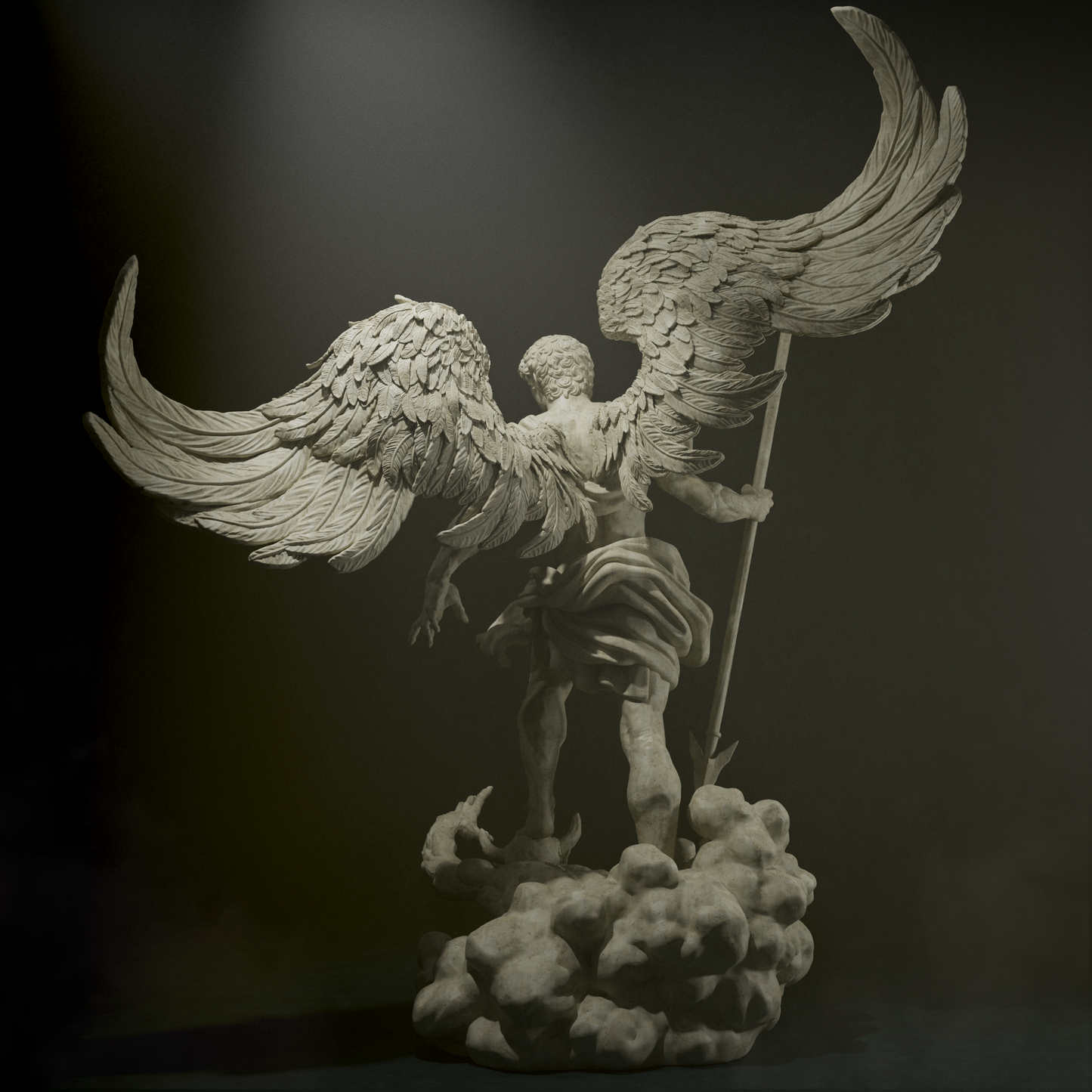 Archangel Michael resin kit – Unpainted 3D Printed Model kit