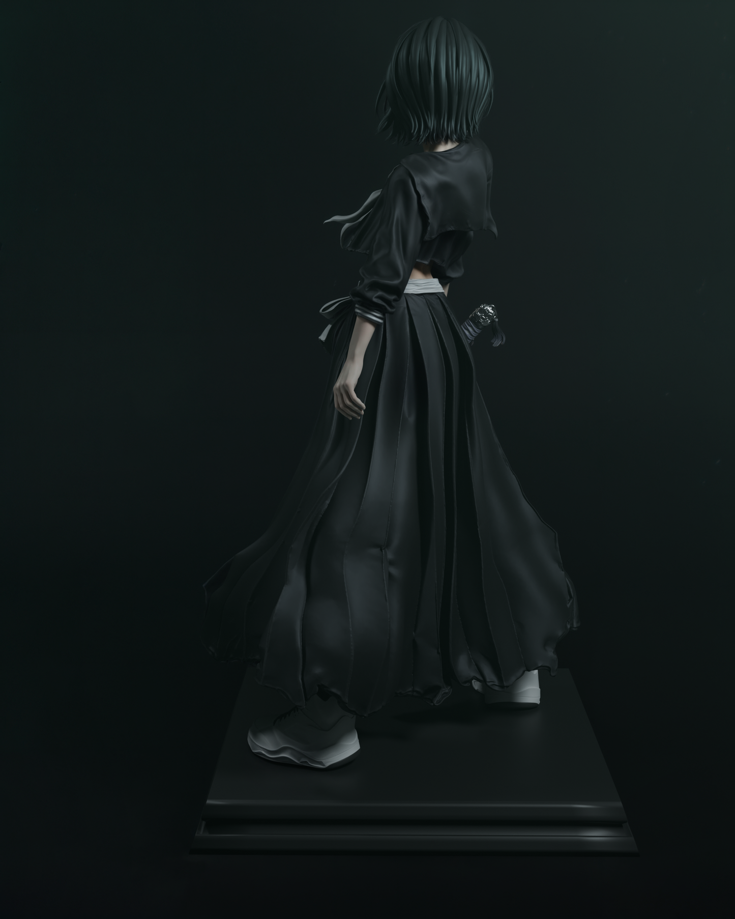 Rukia style Frostblade Heroine resin kit – Unpainted 3D Printed Model kit