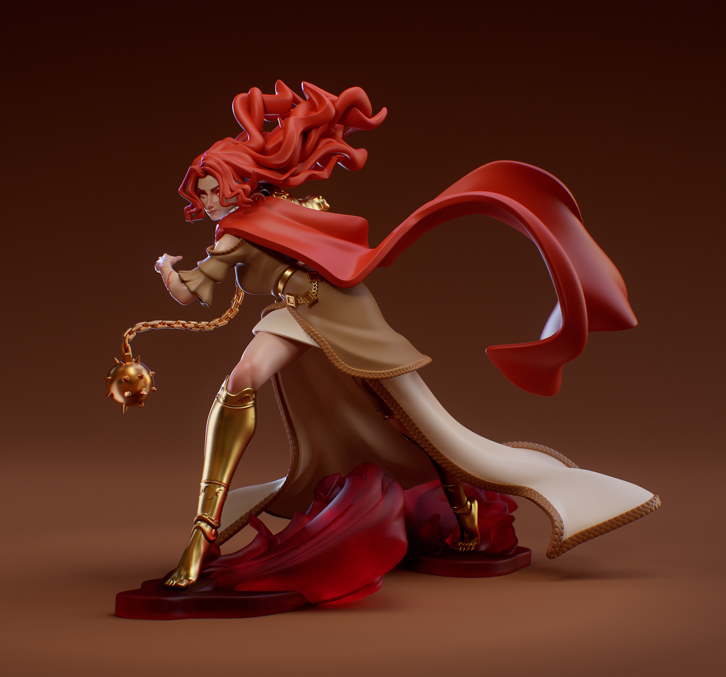 Flowing Hair Malenia Style Elden Ring Unpainted Resin Garage Kit (1/6-1/12)