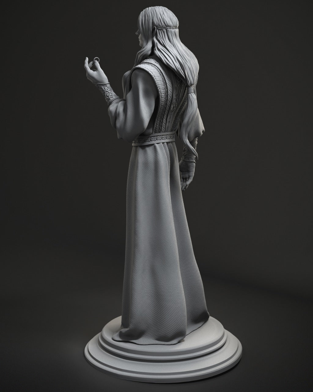 Sauron Style Lord of the Rings LOTR Unpainted Resin Garage Kit (1/6-1/12)