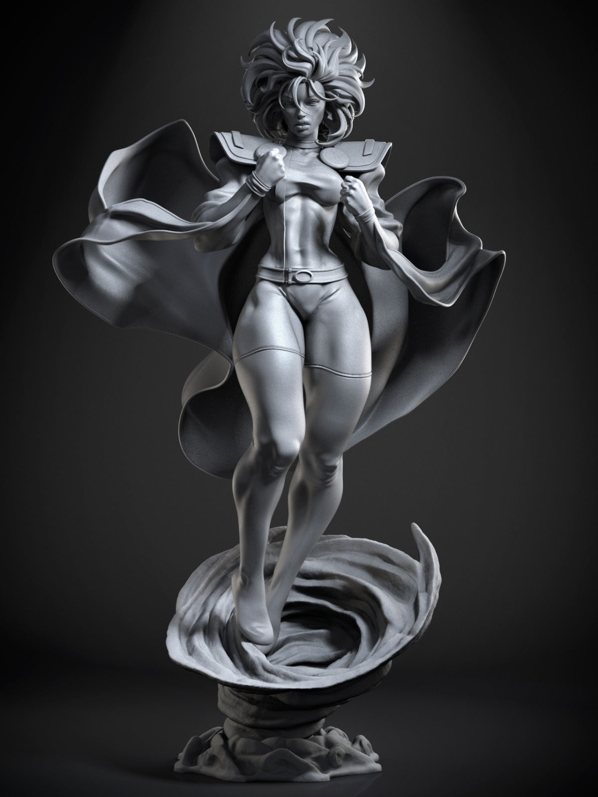 Storm Style Weather Goddess Resin Kit – Unpainted 3D Printed Model Kit