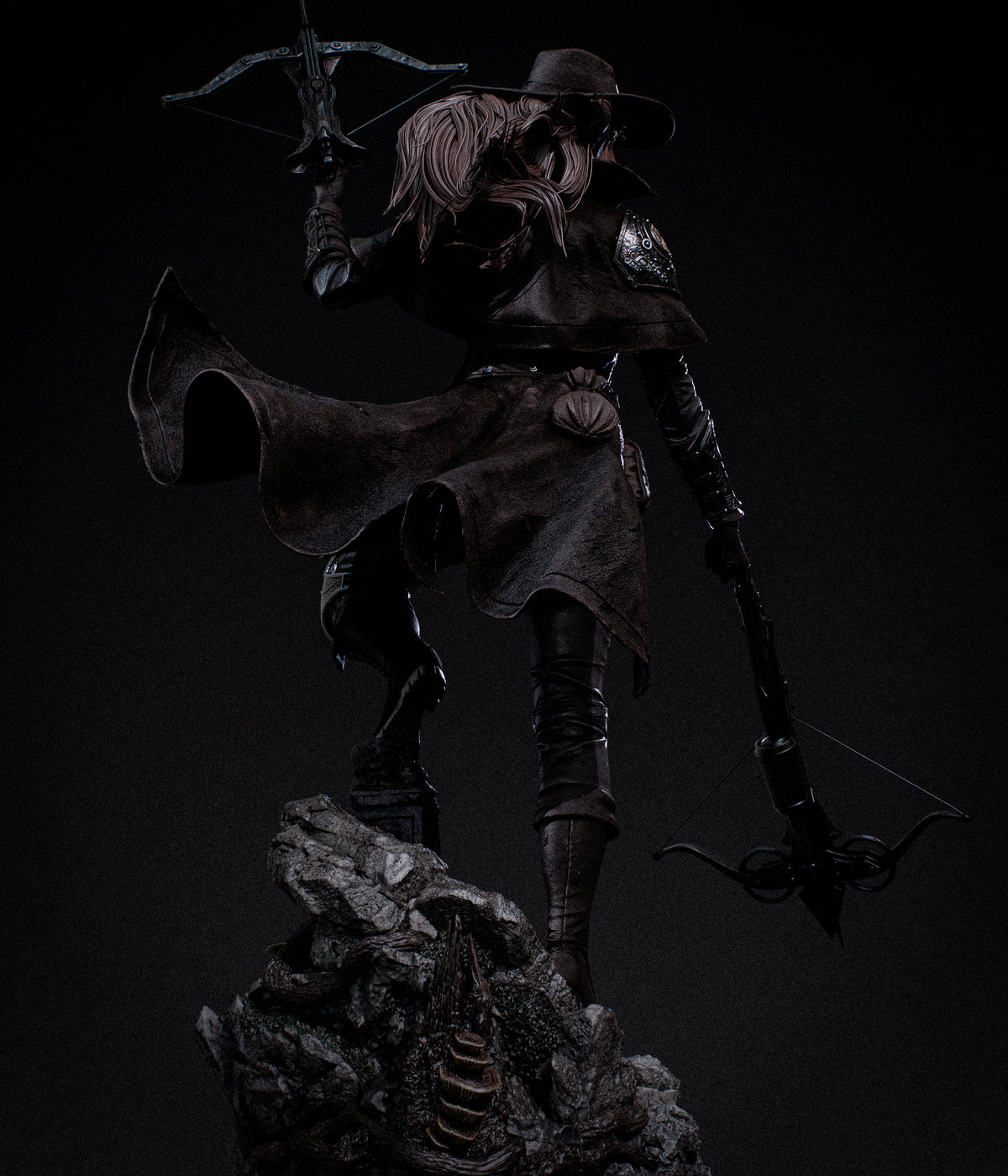Witch Hunter Grimdark Inquisitor Unpainted Resin Garage Kit (1/6-1/12)
