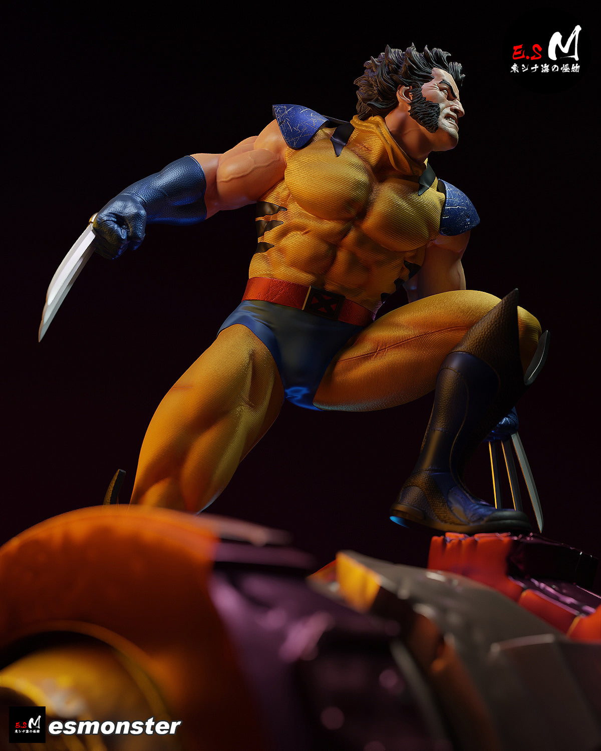 Wolverine Sentinel Style X-Men Unpainted Resin Garage Model Kit (1/6-1/12)