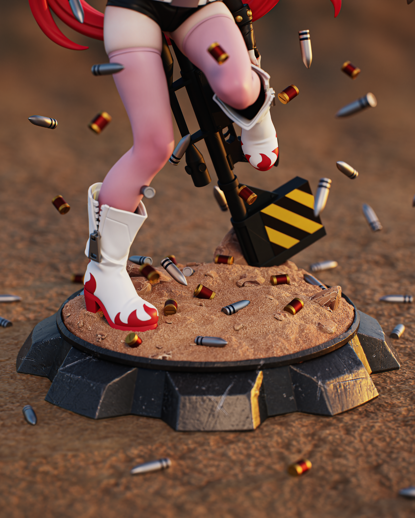 Yoko Littner Style Crimson Marksman – Unpainted 3D Printed Model Kit