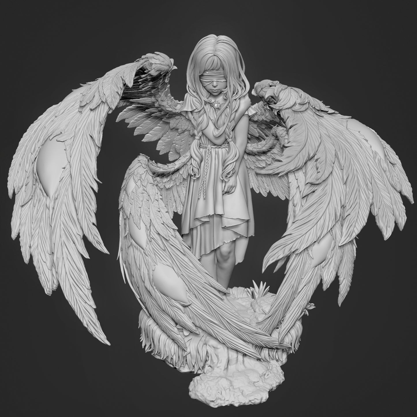 Seraphim resin kit – Unpainted 3D Printed Model kit