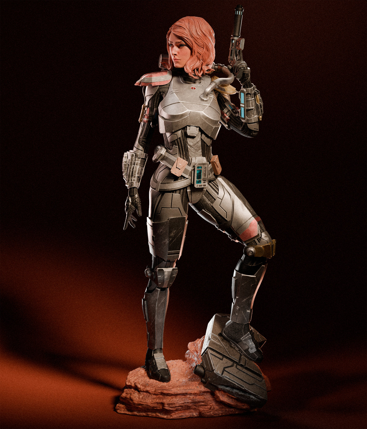 Shae Vizla Style Star Wars SWTOR Unpainted Resin Garage Model Kit (1/6-1/12)
