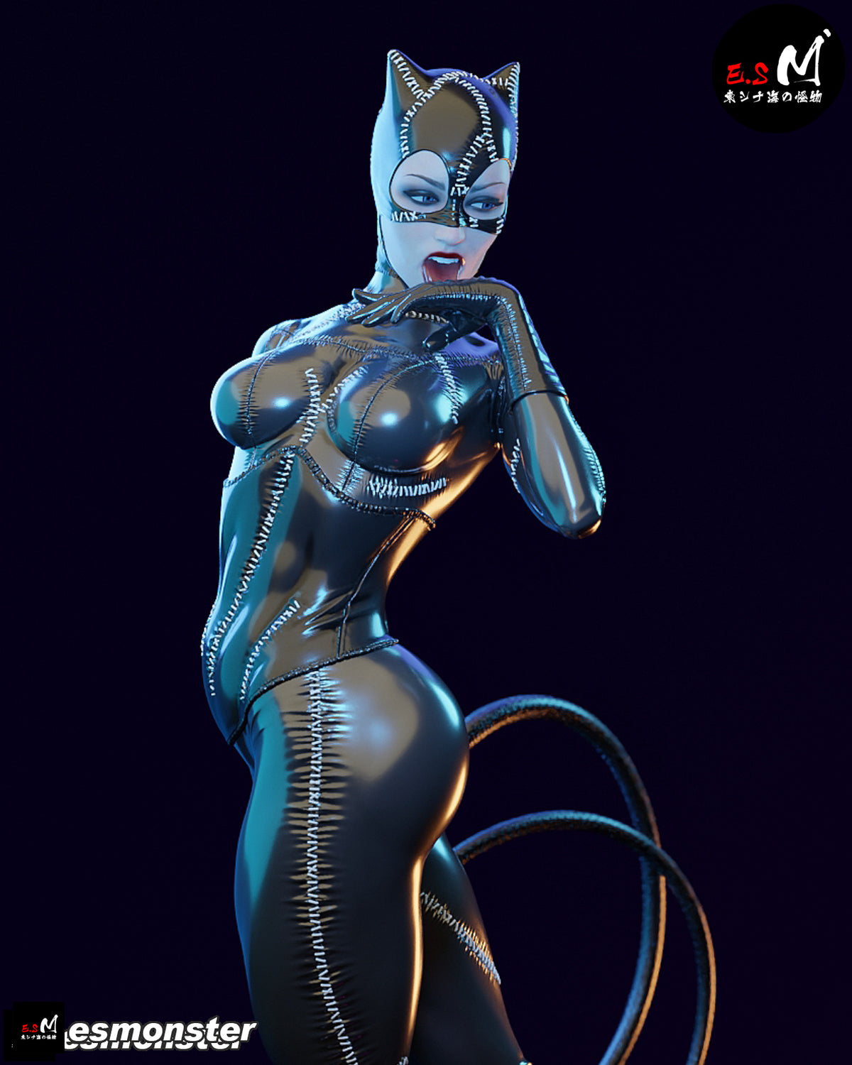 Stitched Catwoman Style Batman Returns Unpainted Resin Garage Kit (1/6-1/12)