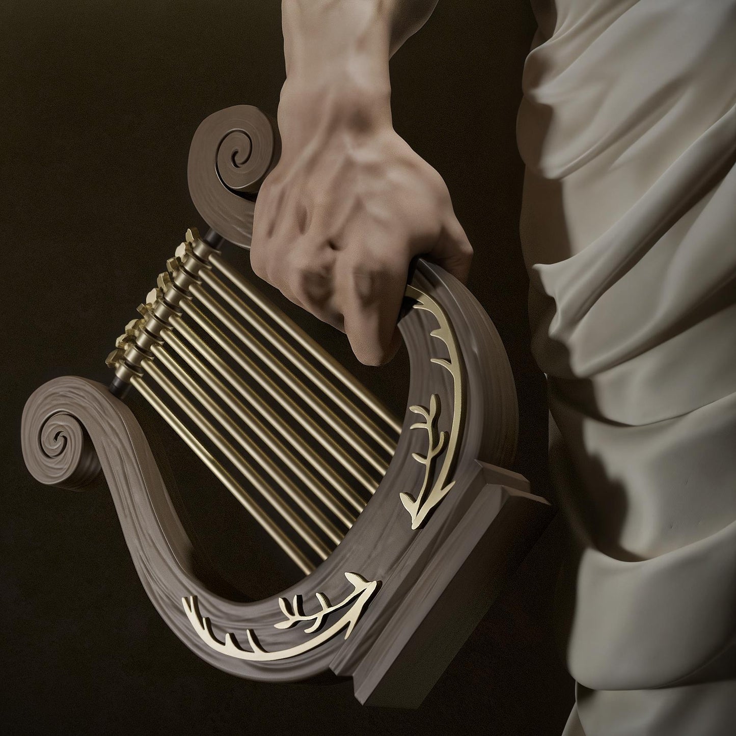 Apollo Greek God resin kit – Unpainted 3D Printed Model kit
