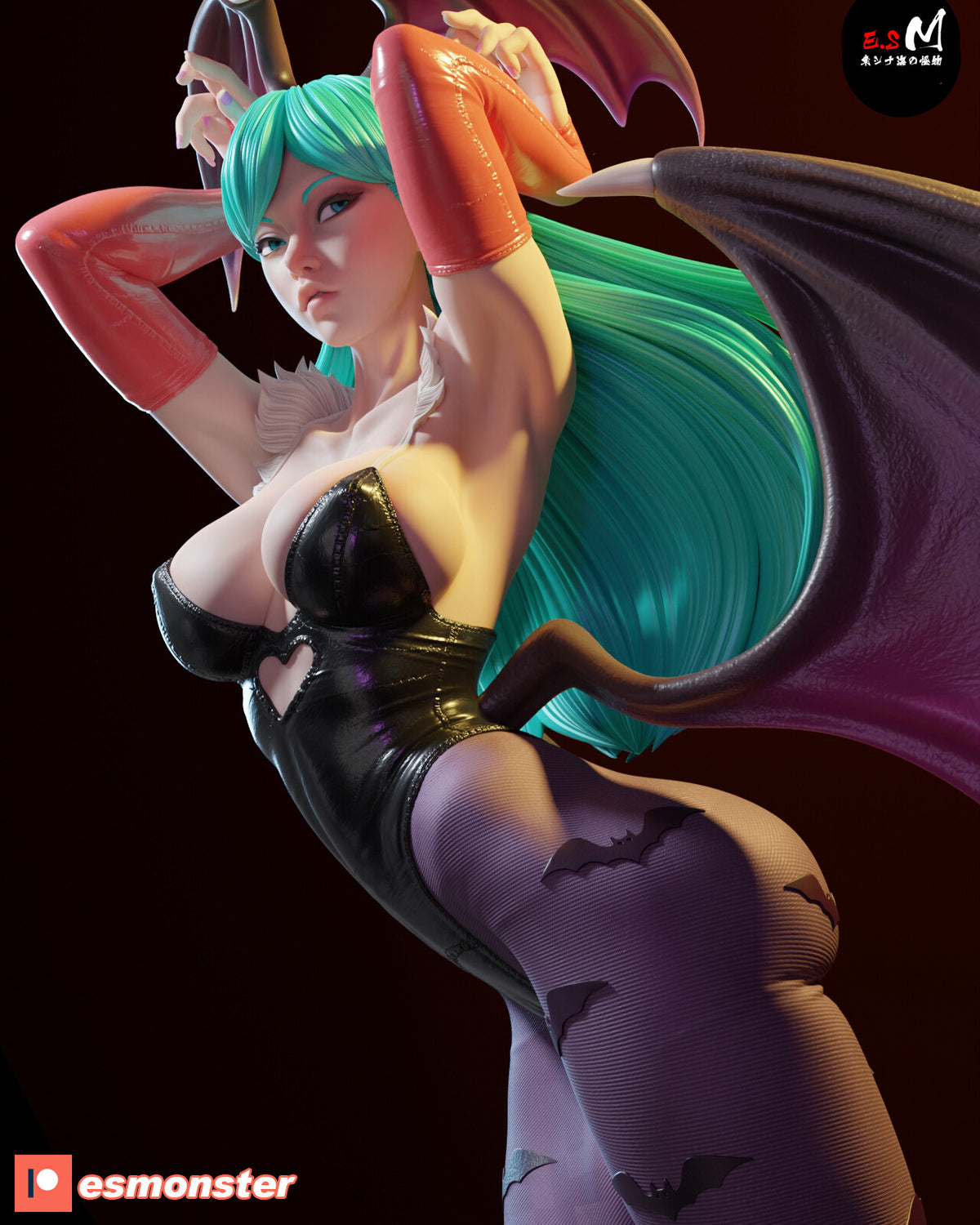 Morrigan Alluring Style Darkstalkers Unpainted Resin Garage Kit (1/6-1/12)