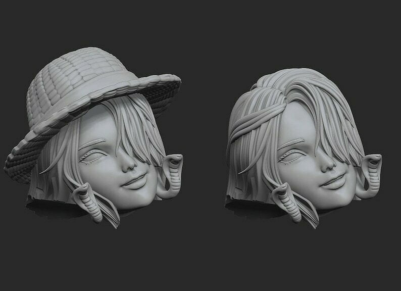 Cyberpunk Boa style One Piece Model Kit - Unpainted 3D Printed Resin Parts Kit - Unassembed figure kit