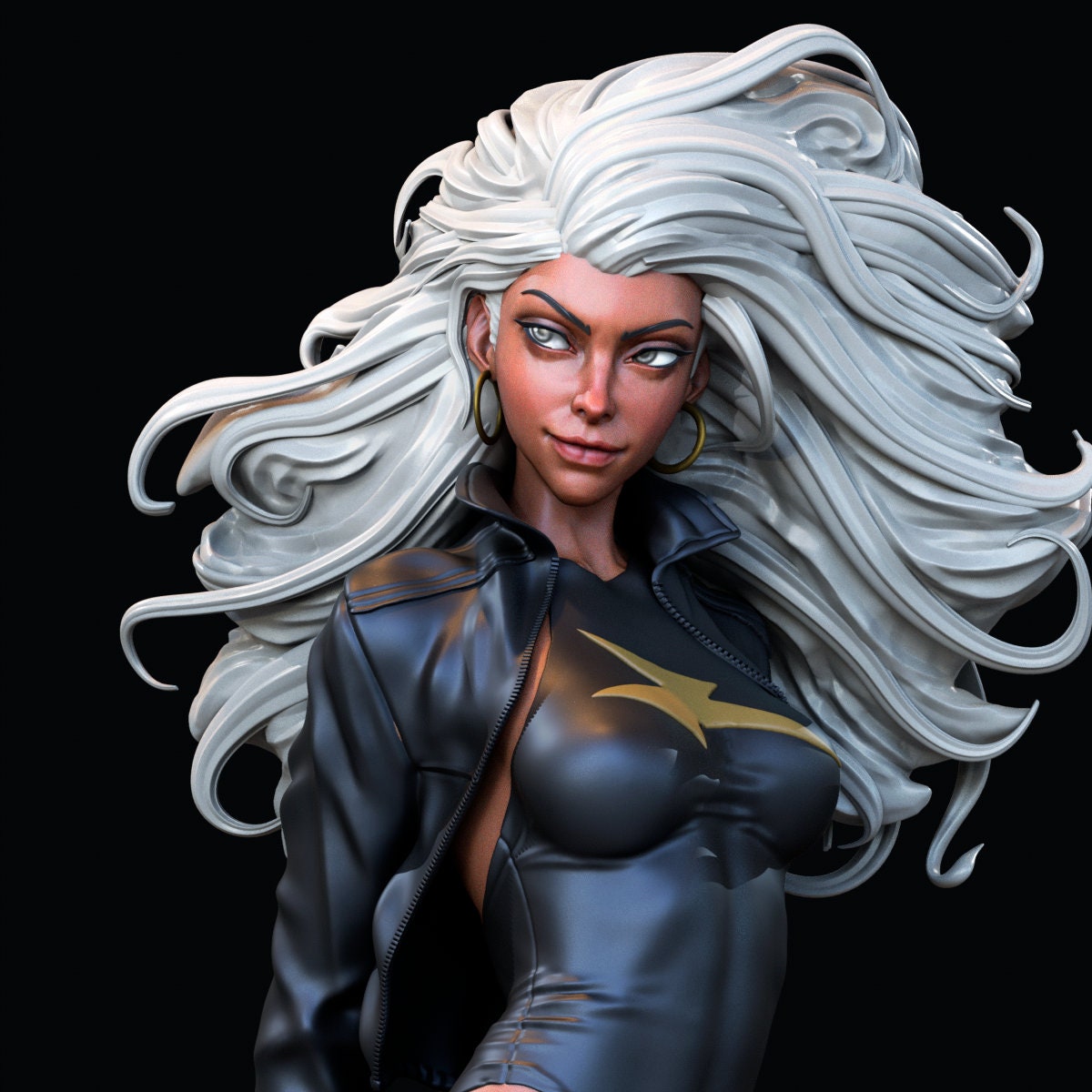 Weather Queen Storm Style X-Men Marvel Unpainted Resin Garage Model (1/6-1/12)