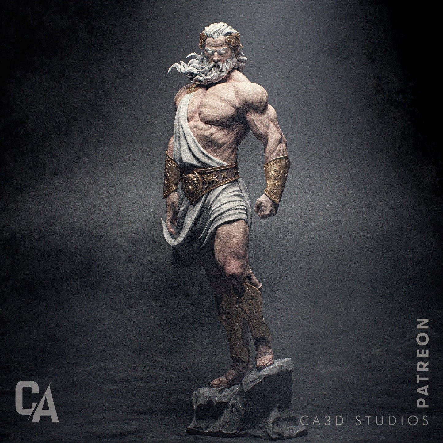 Zeus Thunder King resin kit – Unpainted 3D Printed Model kit