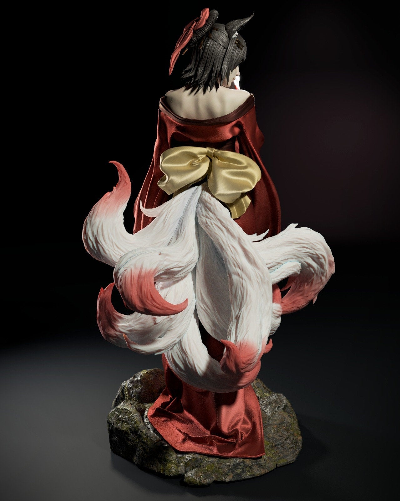 Amaterasu Japanese Goddess resin kit – Unpainted 3D Printed Model kit