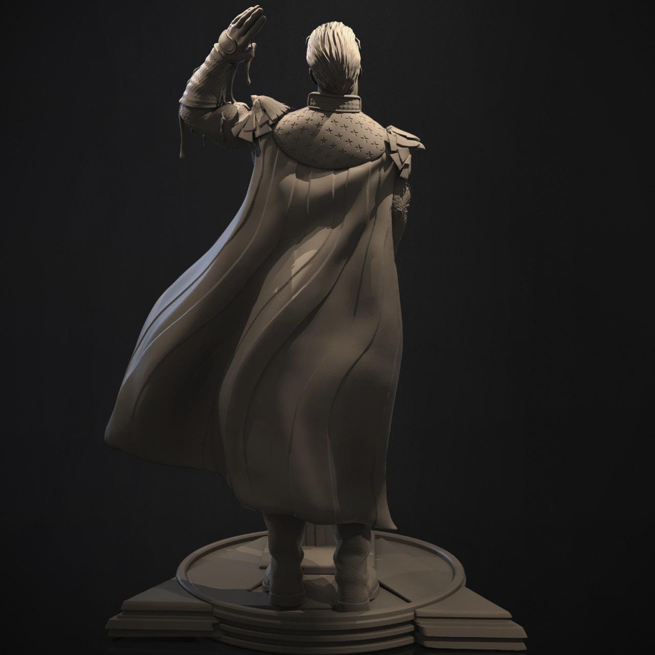 Homelander style Evil Hero resin kit – Unpainted 3D Printed Model kit