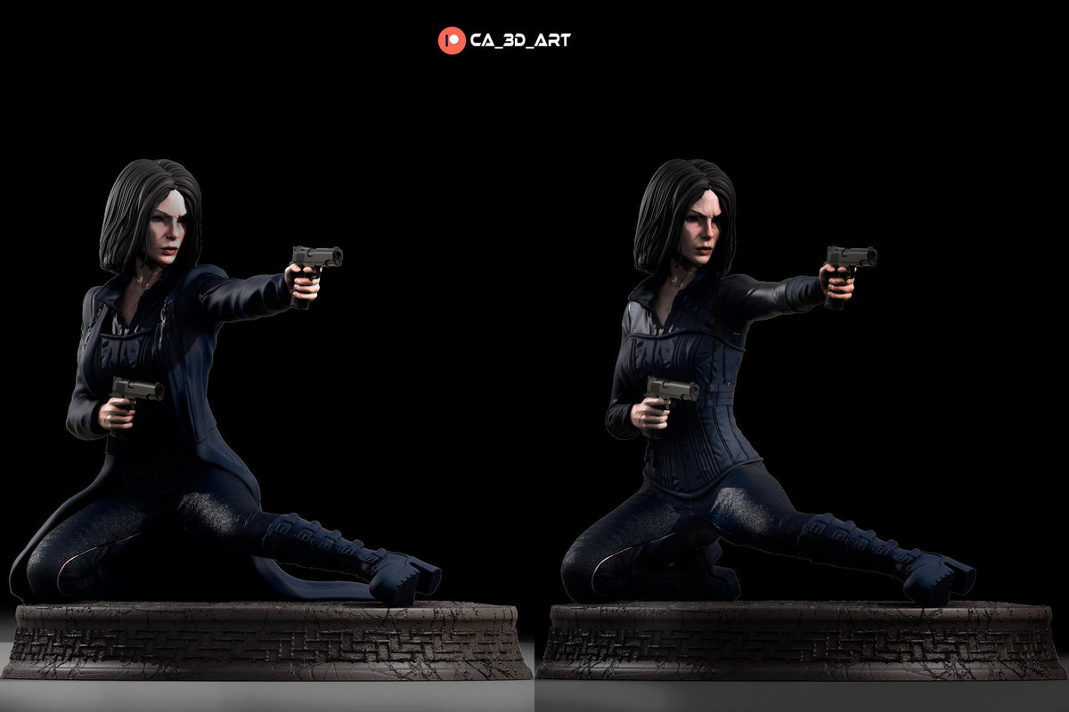 Selene Style Underworld Vampire Movie Unpainted Resin Garage Model (1/6-1/12)