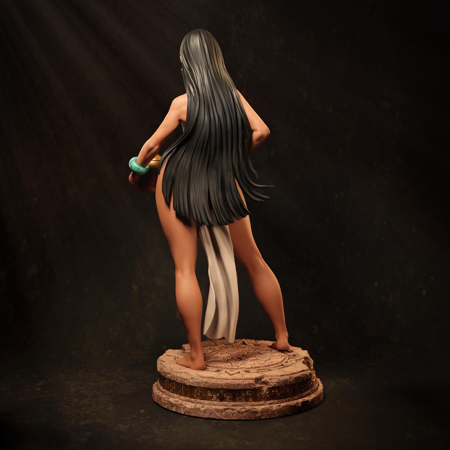 Chel style Animated Trickster Girl resin kit – Unpainted 3D Printed Model kit