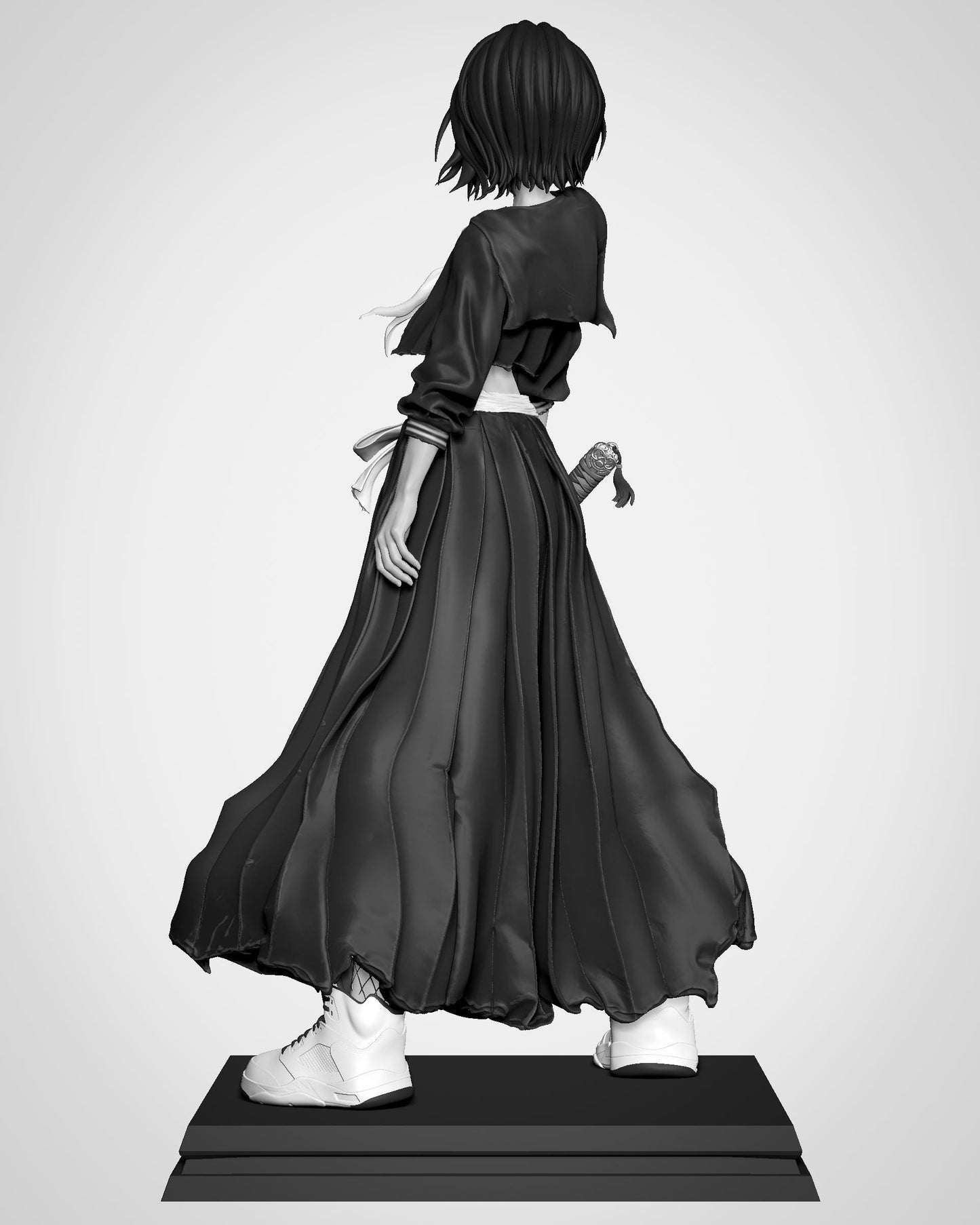 Rukia style Frostblade Heroine resin kit – Unpainted 3D Printed Model kit