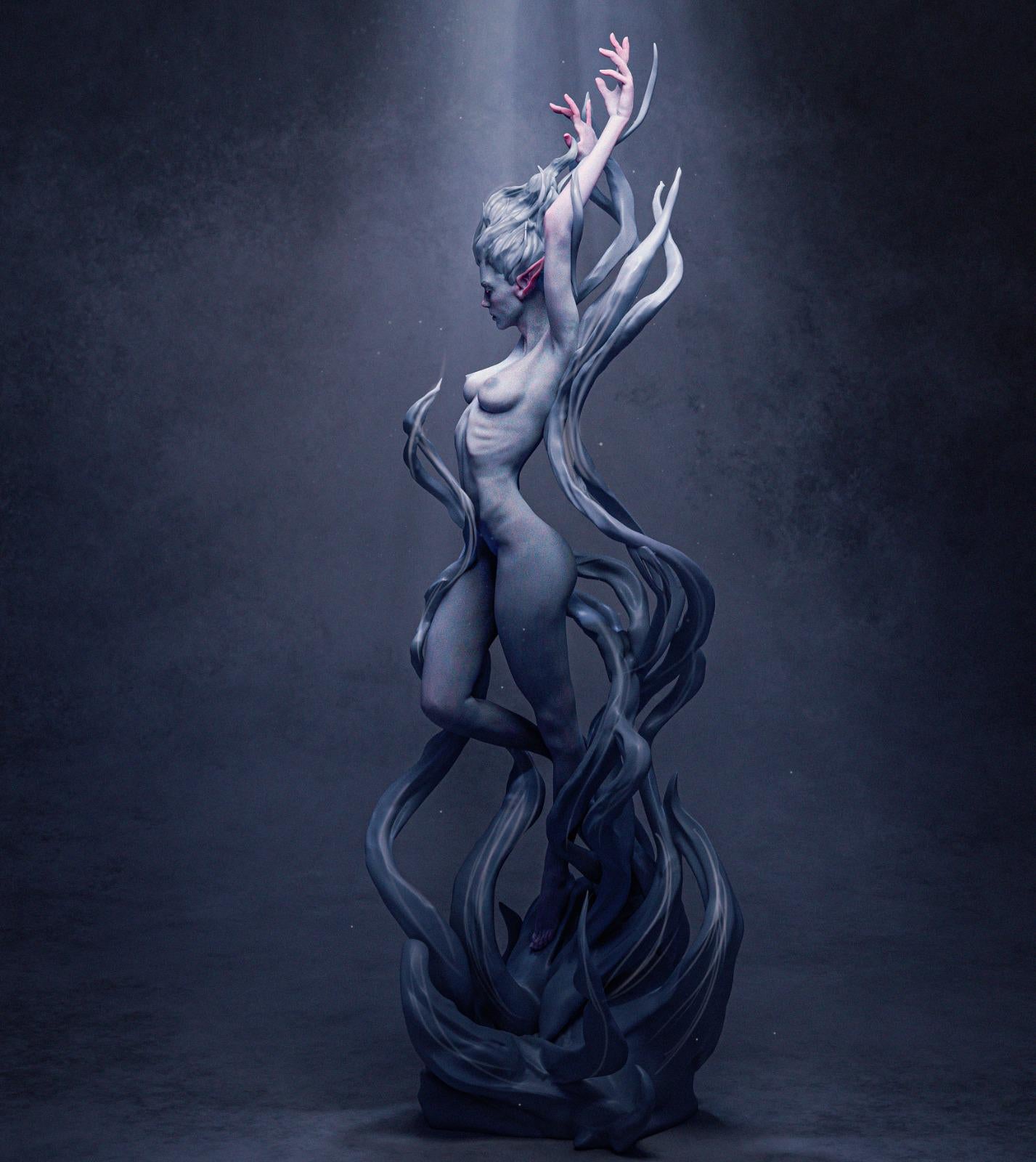 The Siren Greek myth resin kit – Unpainted 3D Printed Model kit