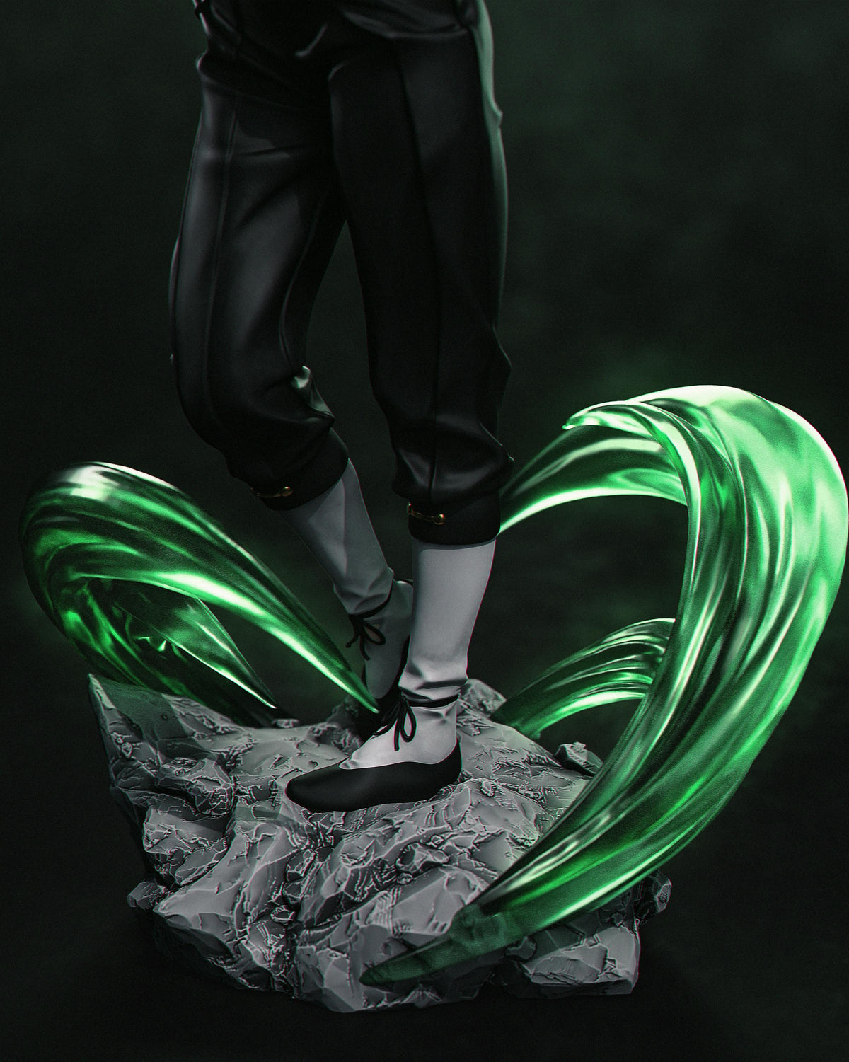 Soi Fon Style Bleach Anime Soul Reaper Unpainted Resin Garage Model (1/6-1/12)