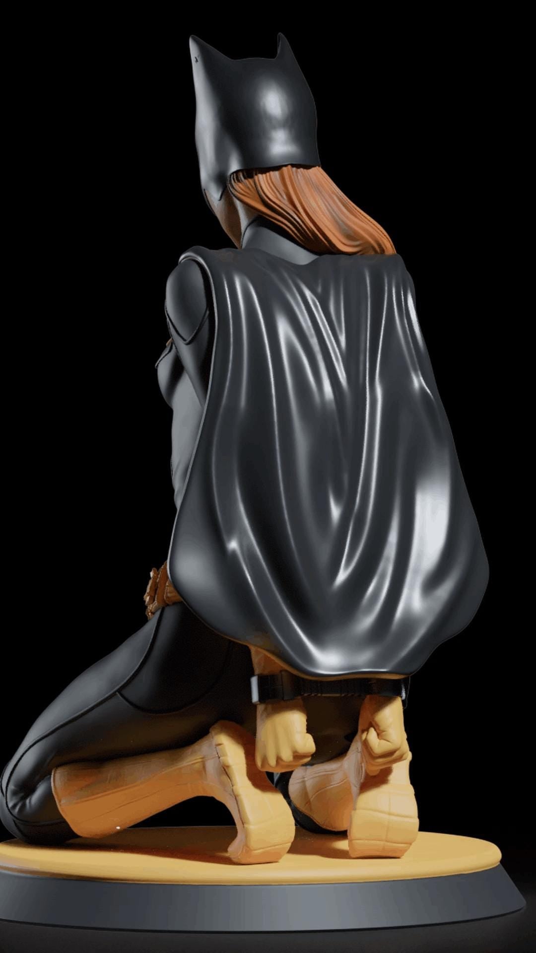 Batgirl style Vigilante Heroine resin kit – Unpainted 3D Printed Model kit