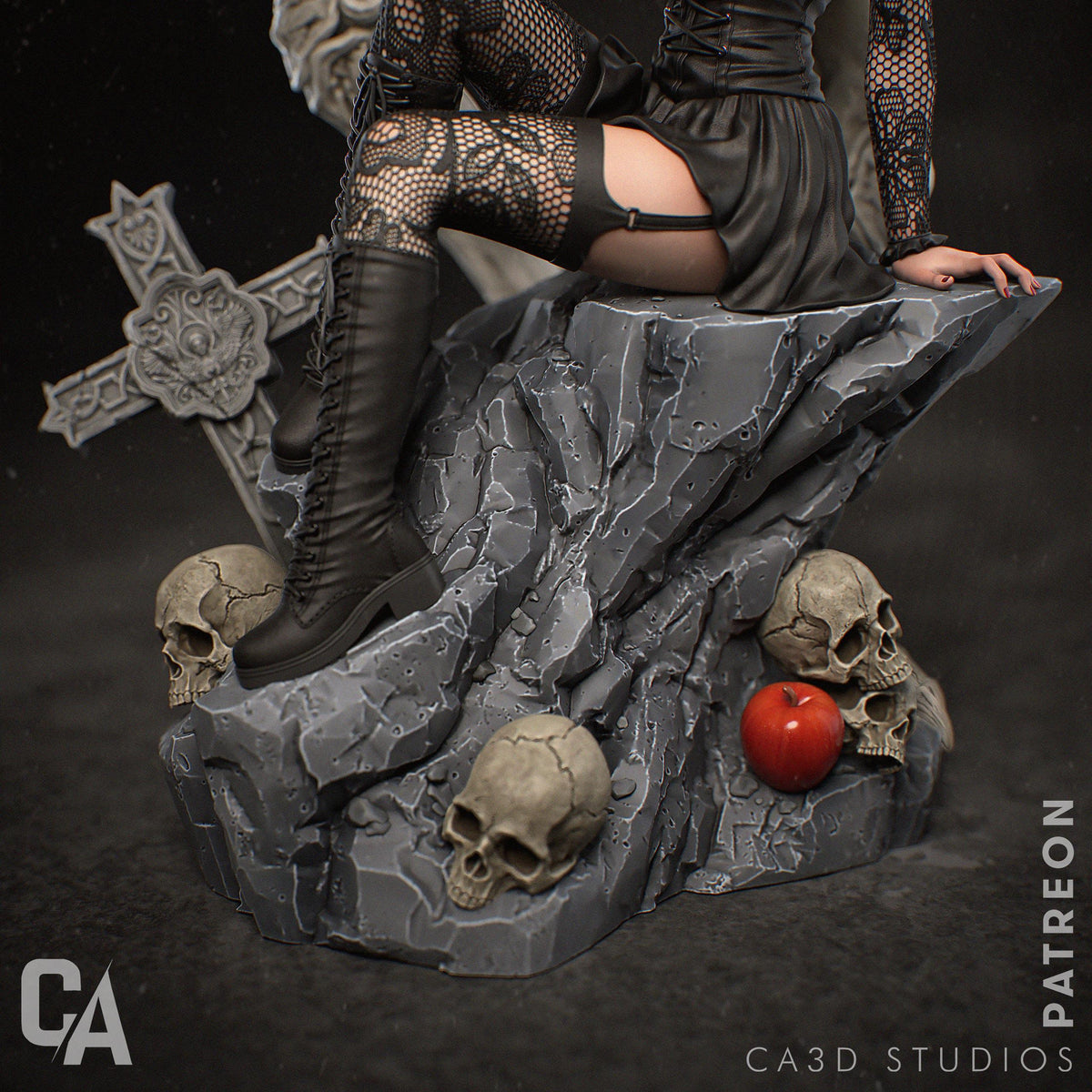 Misa Amane Style Death Note Anime Gothic Unpainted Resin Garage Model (1/6-1/12)