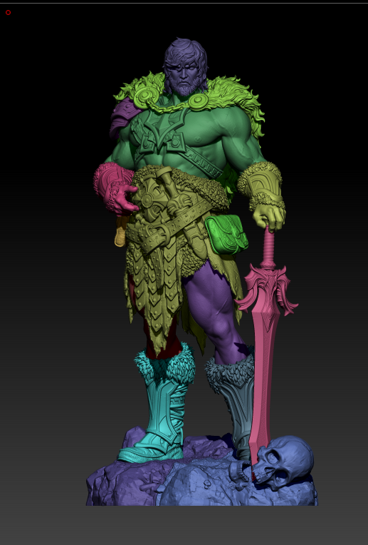 He-Man Style Masters of the Universe Unpainted Resin Garage Model Kit (1/6-1/12)