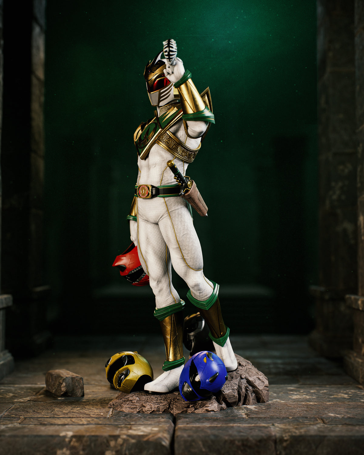 Lord Drakkon Style Power Rangers Villain Unpainted Resin Garage Kit (1/6-1/12)