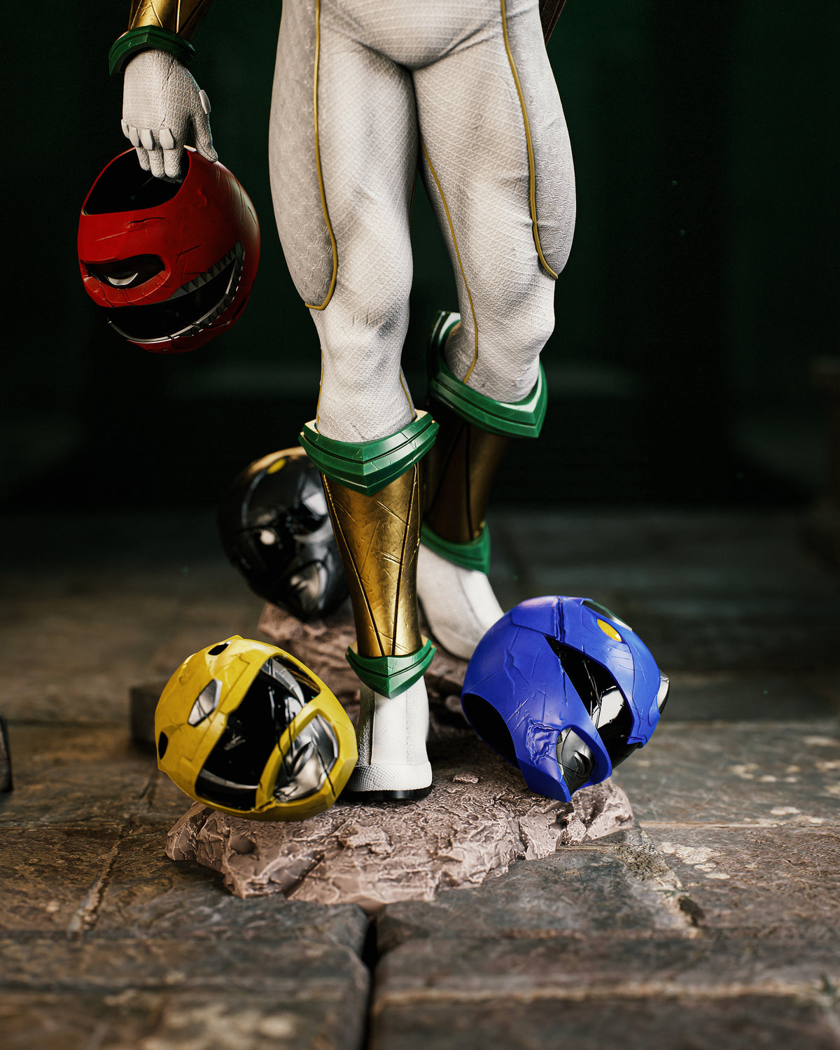 Lord Drakkon Style Power Rangers Villain Unpainted Resin Garage Kit (1/6-1/12)
