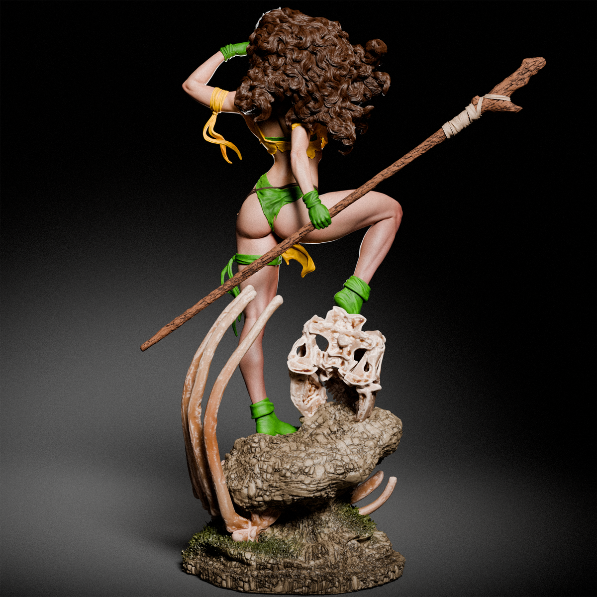 Savage Rogue Style X-Men Marvel Unpainted Resin Garage Model Kit (1/6-1/12)