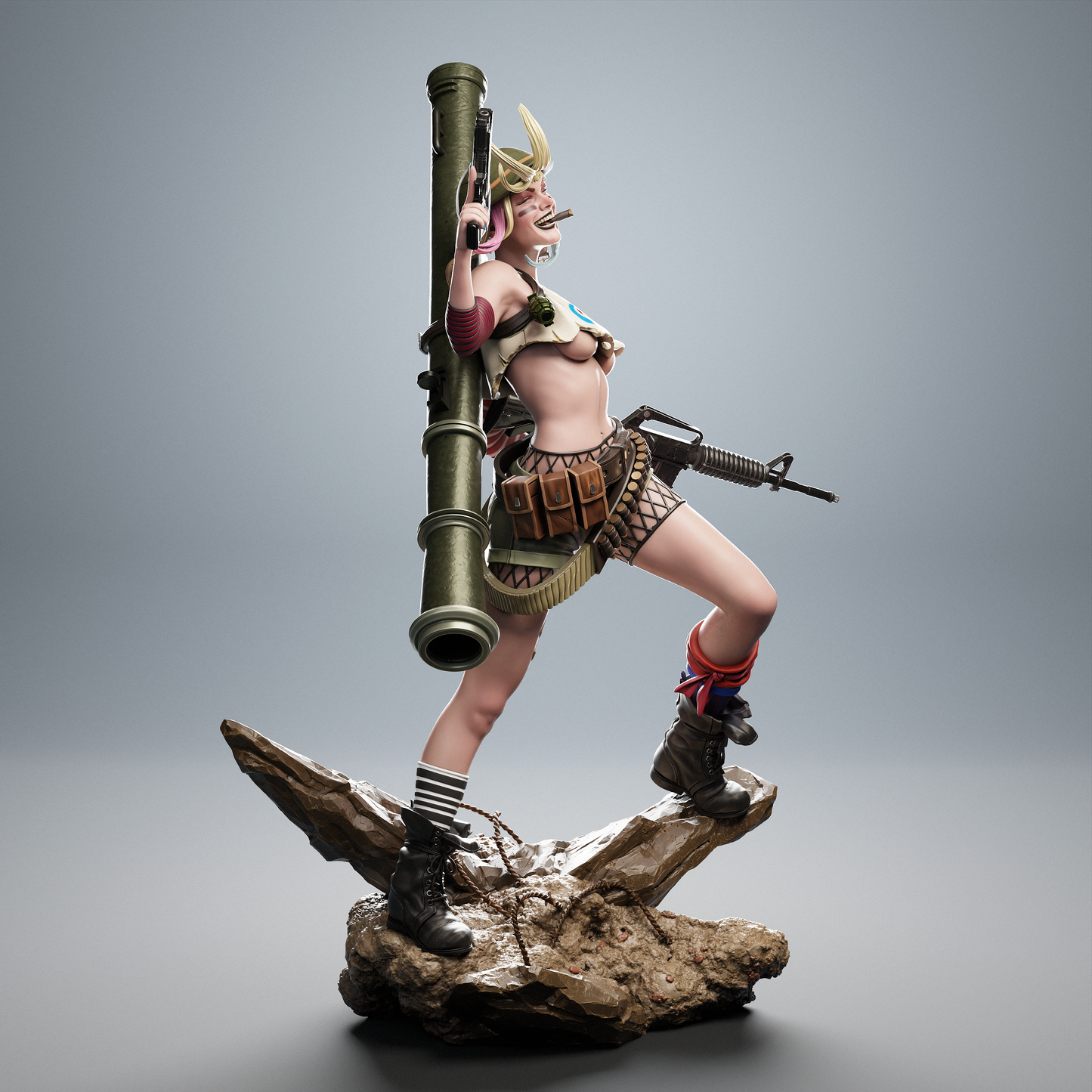 Tank Girl resin kit – Unpainted 3D Printed Model kit