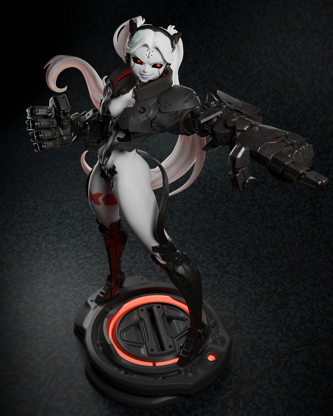 Rebecca Smasher Cyberpunk Edgerunners Model Kit – 3D Printed Collectible for Builders & Fans