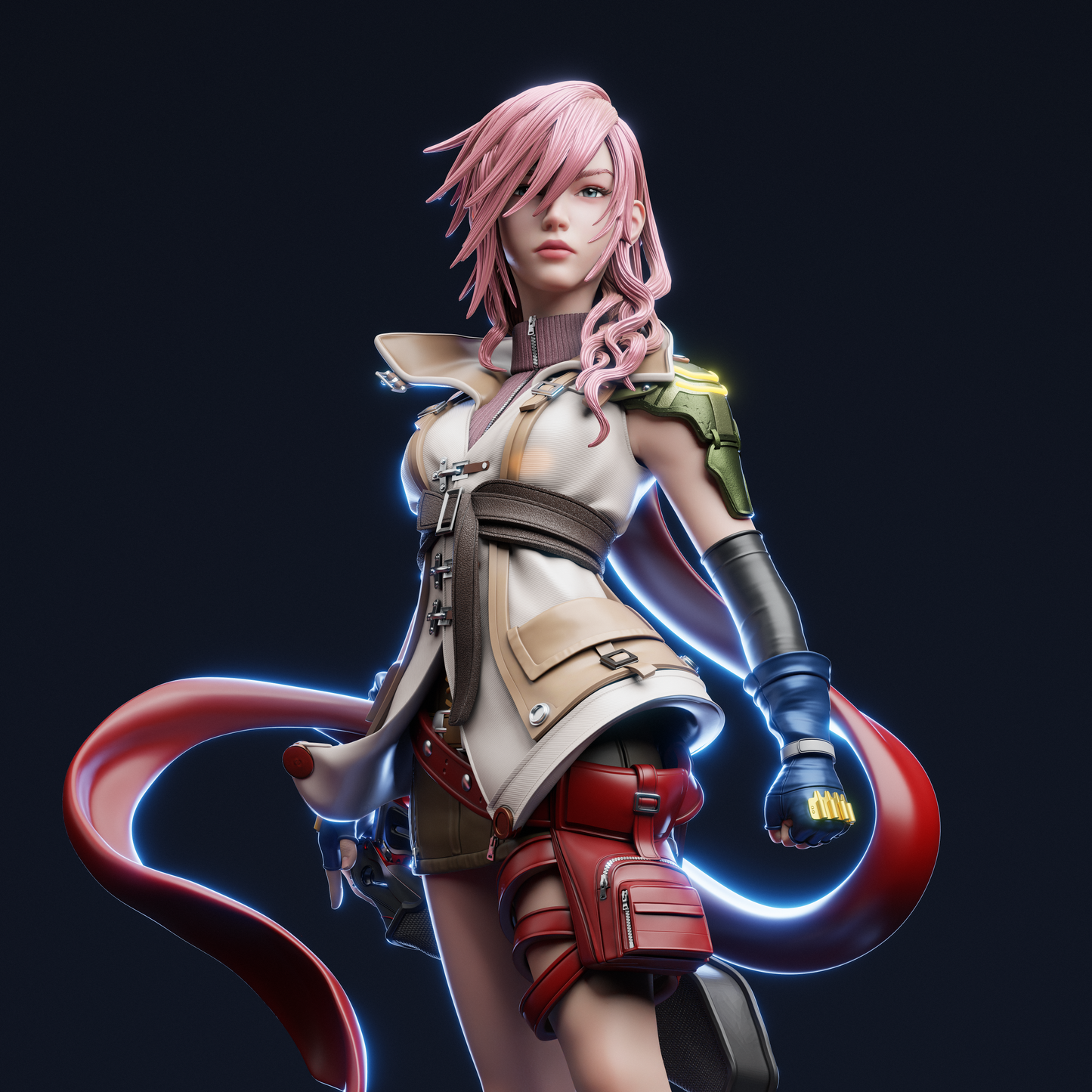 Lightning Final Fantasy XIII resin kit – Unpainted 3D Printed Model kit