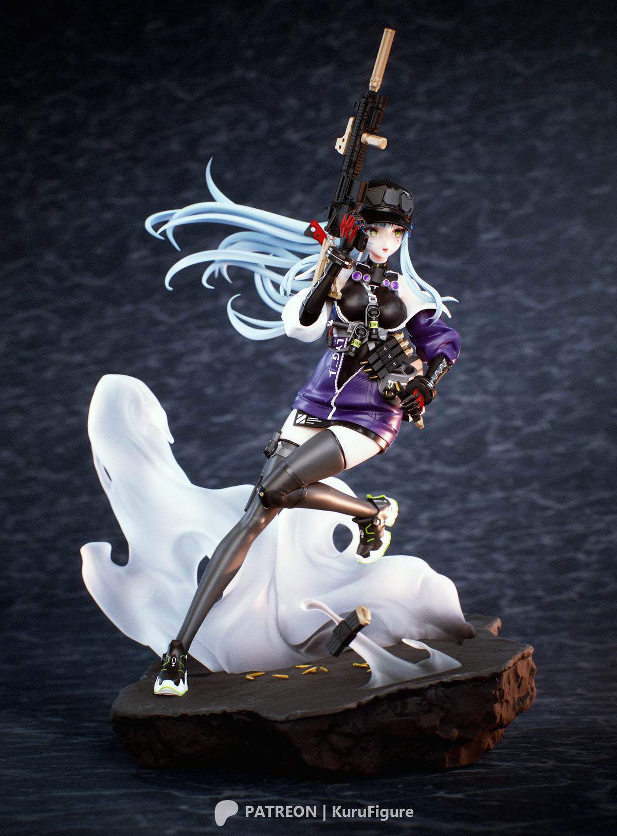 Klukai Style Girls Frontline 2 Unpainted Resin Kit (1/6-1/12)