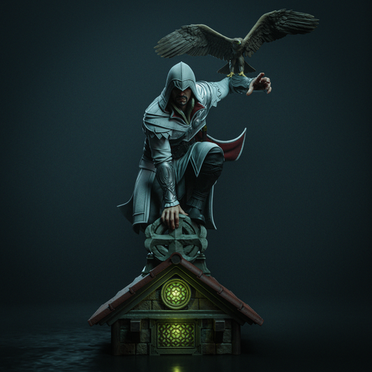 Ezio Auditore style Hidden Blade Assassin resin kit – Unpainted 3D Printed Model kit