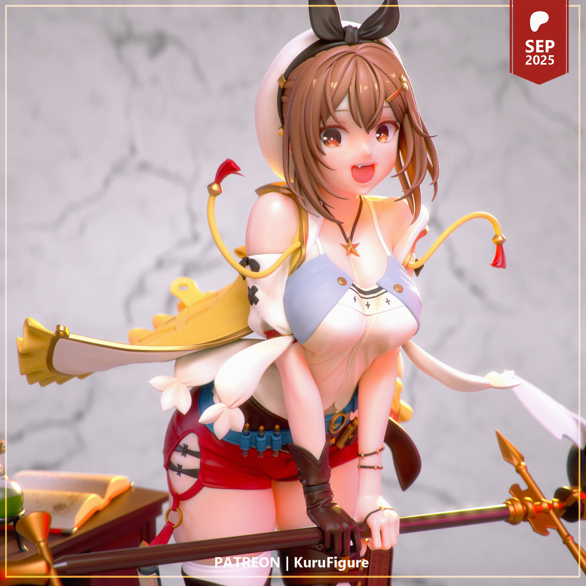 Reisalin Stout Ryza Style Atelier Unpainted Resin Kit (1/6-1/12)